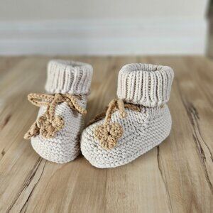crochet baby boots handmade